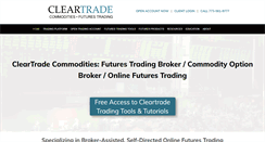 Desktop Screenshot of cleartrade.com